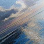 Abstract 1433 Canvas Art 16" x 16" / 40 x 40 cm / Black