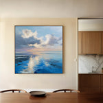 Abstract 1433 Canvas Art 60 x 60 cm / Black