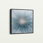 Abstract 1434 Canvas Art 16" x 16" / 40 x 40 cm / Black