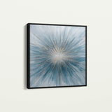 Abstract 1434 Canvas Art 16" x 16" / 40 x 40 cm / Black