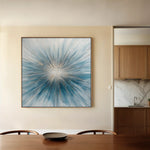 Abstract 1434 Canvas Art 60 x 60 cm / Black
