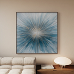 Abstract 1434 Canvas Art 60 x 60 cm / Black