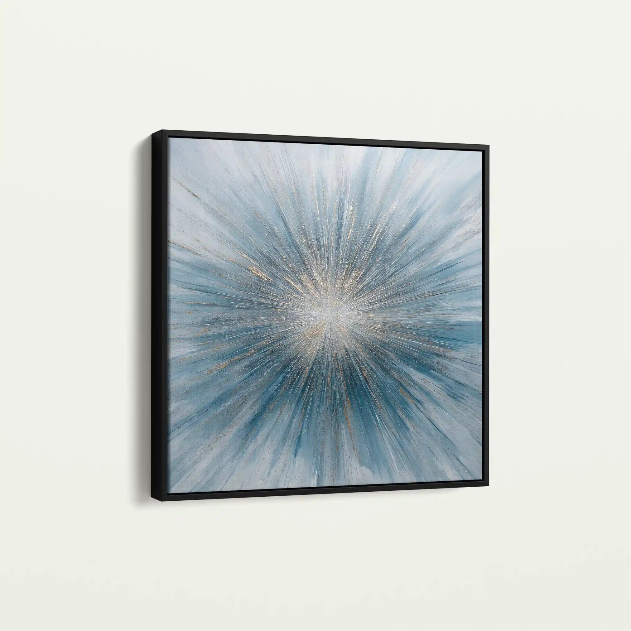 Abstract 1434 Canvas Art 60 x 60 cm / Black