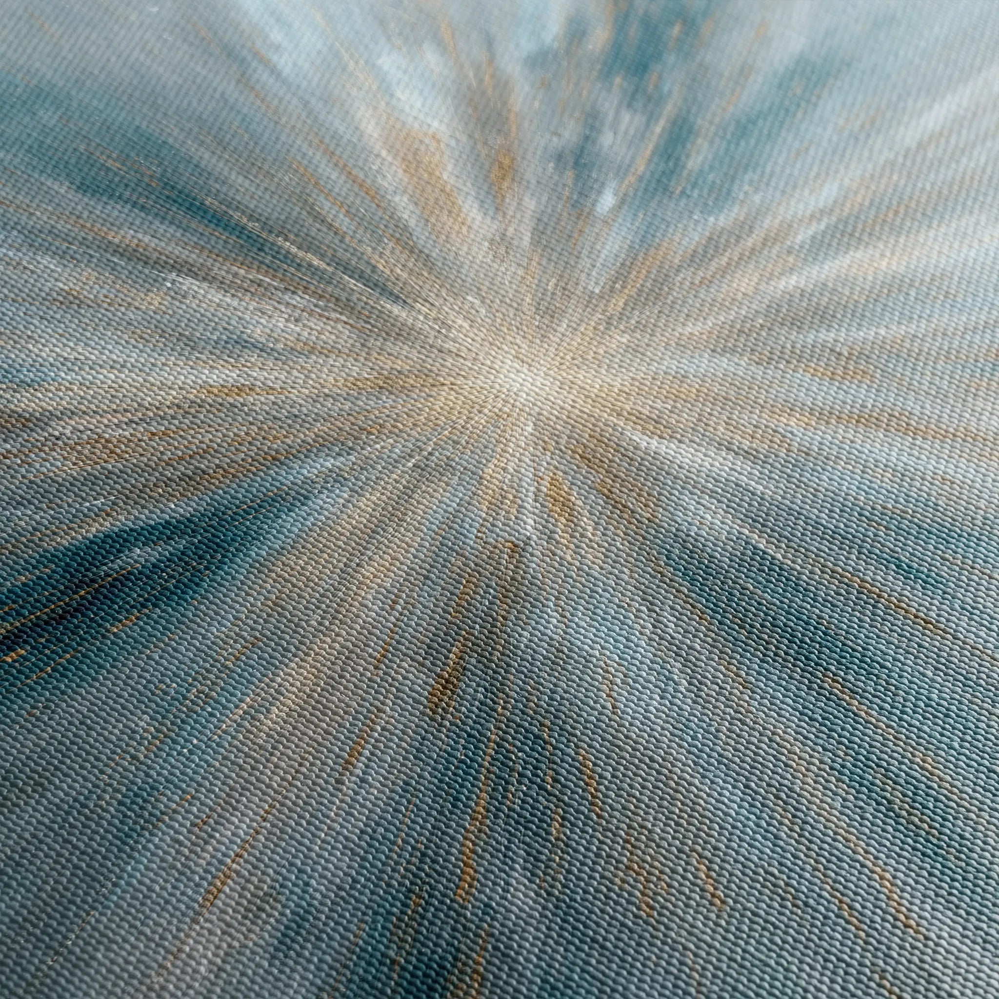 Abstract 1435 Canvas Art 16" x 16" / 40 x 40 cm / Black