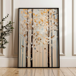 Floral 1435 Canvas Art 60 x 40 cm / Black
