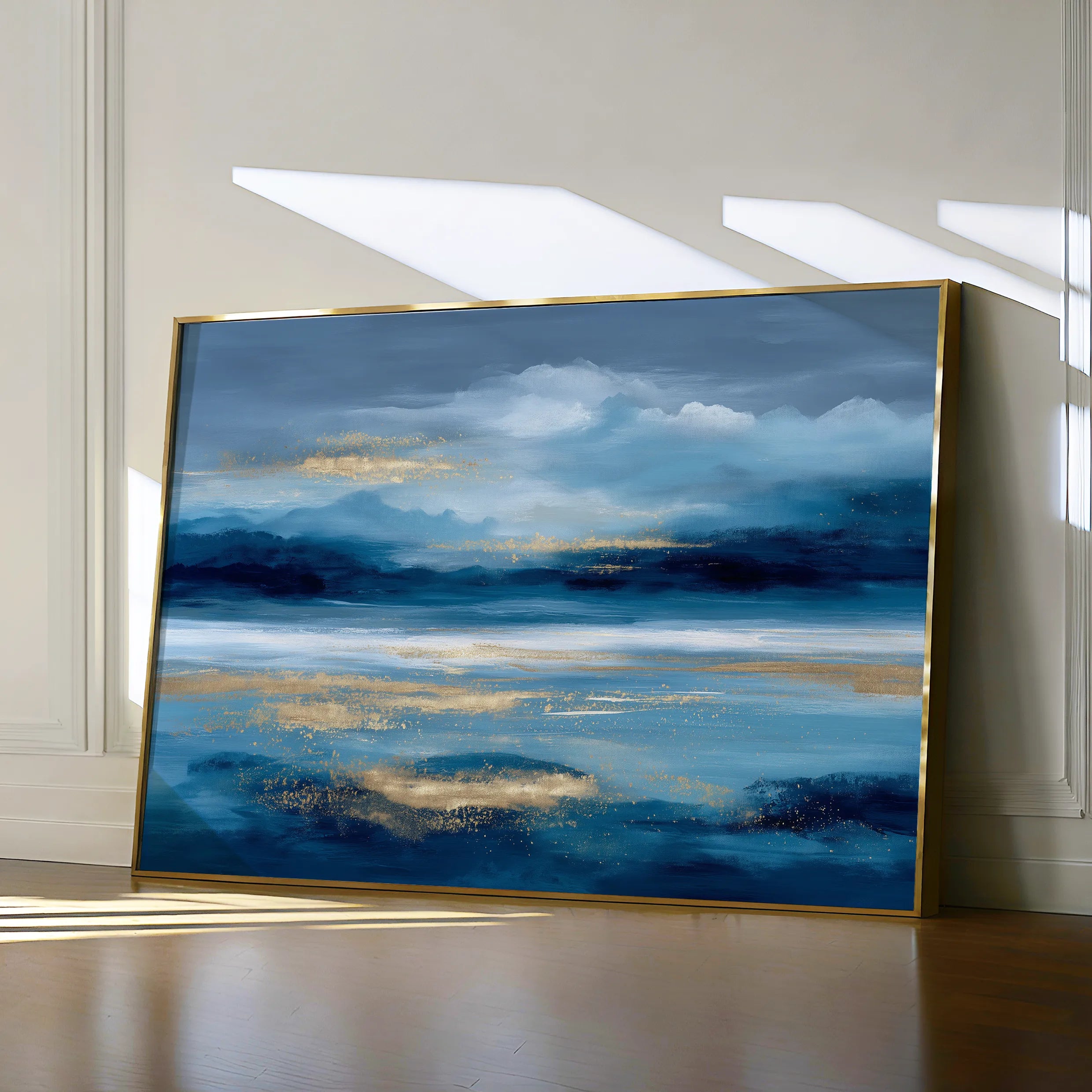 Abstract 1436 Canvas Art 18" x 24" / 45 x 60 cm / Black