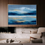Abstract 1436 Canvas Art 18" x 24" / 45 x 60 cm / Black