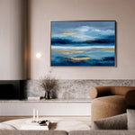 Abstract 1436 Canvas Art 18" x 24" / 45 x 60 cm / Black