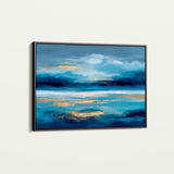 Abstract 1436 Canvas Art 18" x 24" / 45 x 60 cm / Black