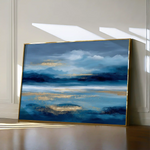 Abstract 1436 Canvas Art 60 x 40 cm / Black