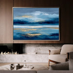 Abstract 1436 Canvas Art 60 x 40 cm / Black