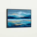 Abstract 1436 Canvas Art 60 x 40 cm / Black