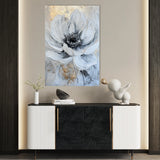Floral 1436 Canvas Art 18" x 24" / 45 x 60 cm / Black