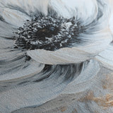Floral 1436 Canvas Art 18" x 24" / 45 x 60 cm / Black