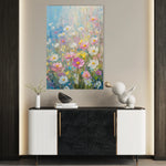 Floral 1437 Canvas Art 18" x 24" / 45 x 60 cm / Black