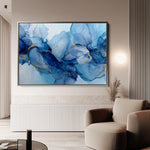 Abstract 1438 Canvas Art 18" x 24" / 45 x 60 cm / Black