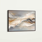 Abstract 1439 Canvas Art 60 x 40 cm / Black