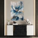 Floral 1439 Canvas Art 18" x 24" / 45 x 60 cm / Black