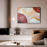 Boho 144 Canvas Art 18" x 24" / 45 x 60 cm / Black