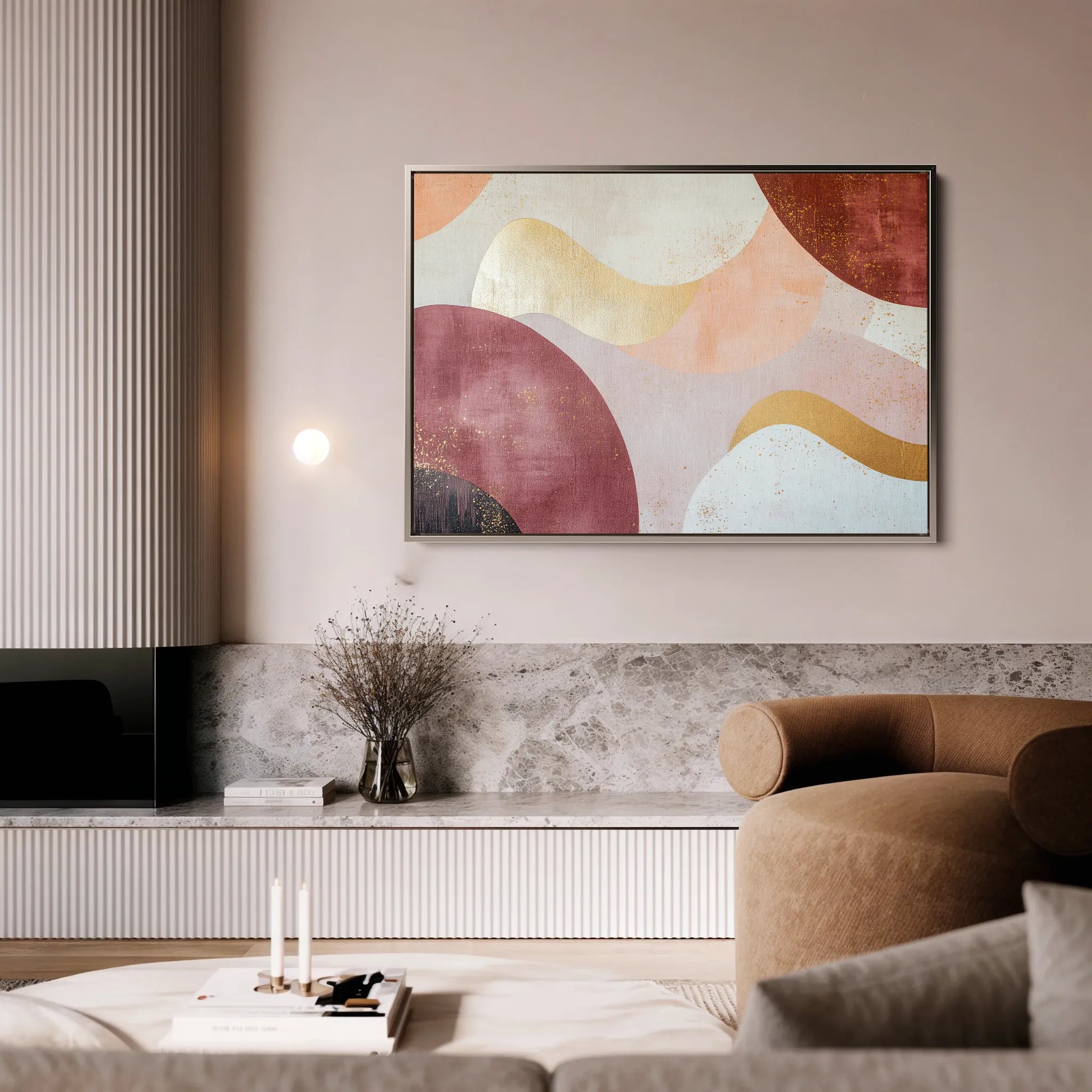 Boho 144 Canvas Art 18" x 24" / 45 x 60 cm / Black