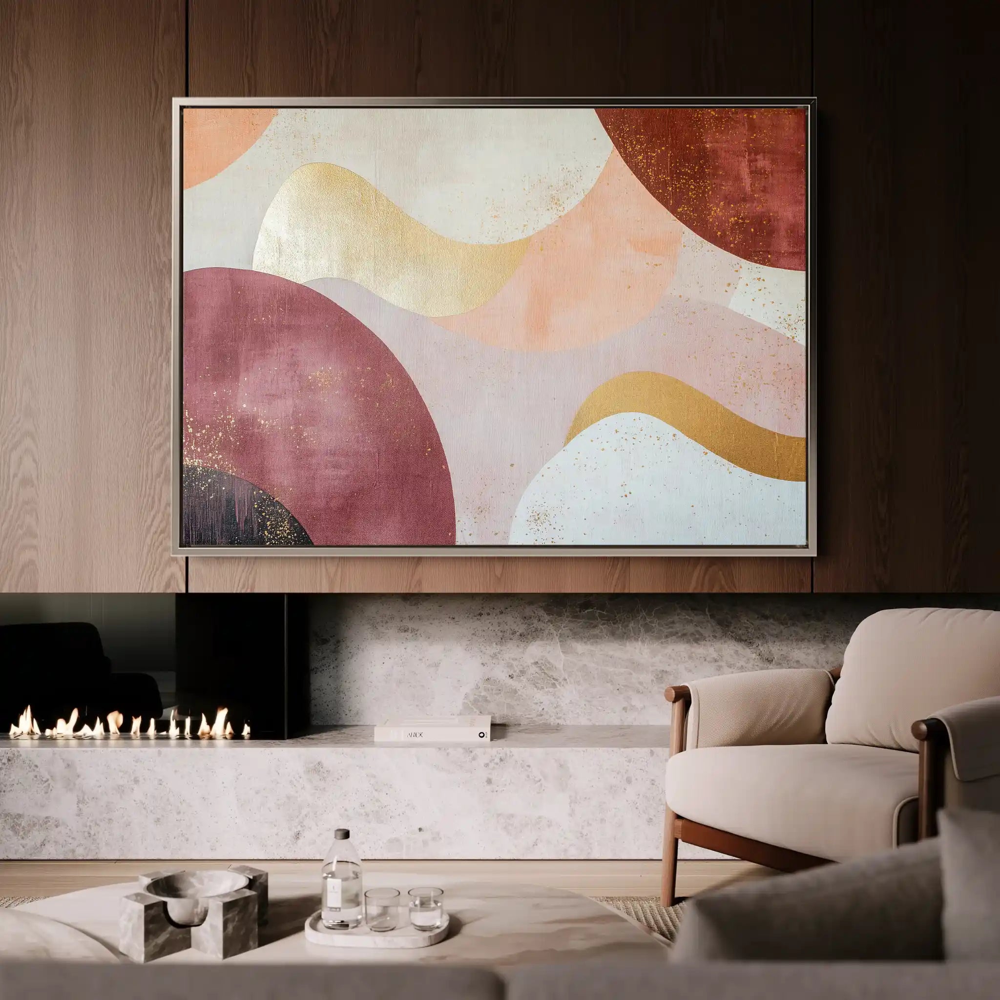 Boho 144 Canvas Art 60 x 40 cm / Black