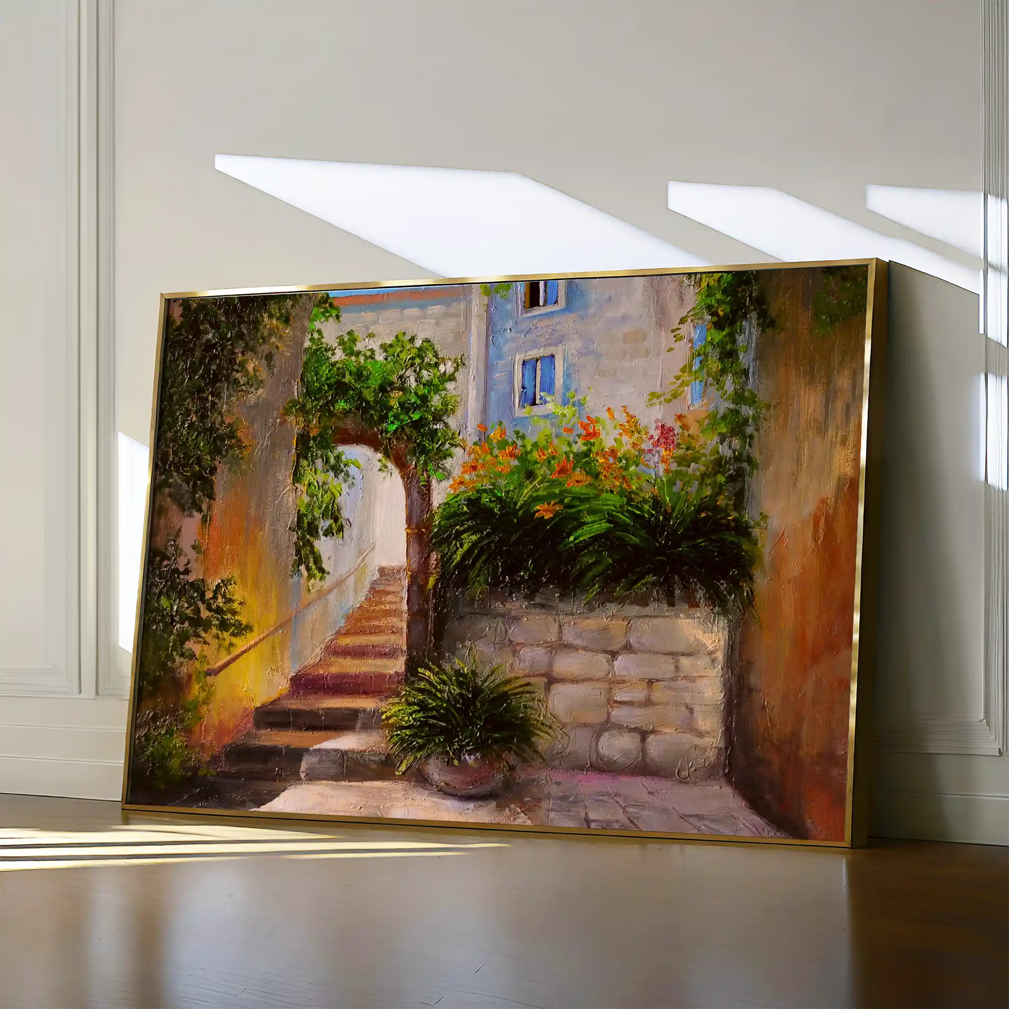 Landscape 144 Canvas Art 60 x 40 cm / Black