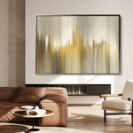 Abstract 1440 Canvas Art 60 x 40 cm / Black