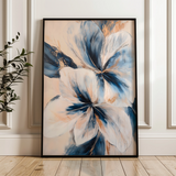 Floral 1440 Canvas Art 18" x 24" / 45 x 60 cm / Black