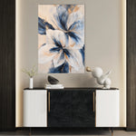 Floral 1440 Canvas Art 18" x 24" / 45 x 60 cm / Black
