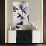 Floral 1440 Canvas Art 60 x 40 cm / Black