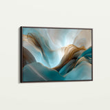 Abstract 1441 Canvas Art 18" x 24" / 45 x 60 cm / Black