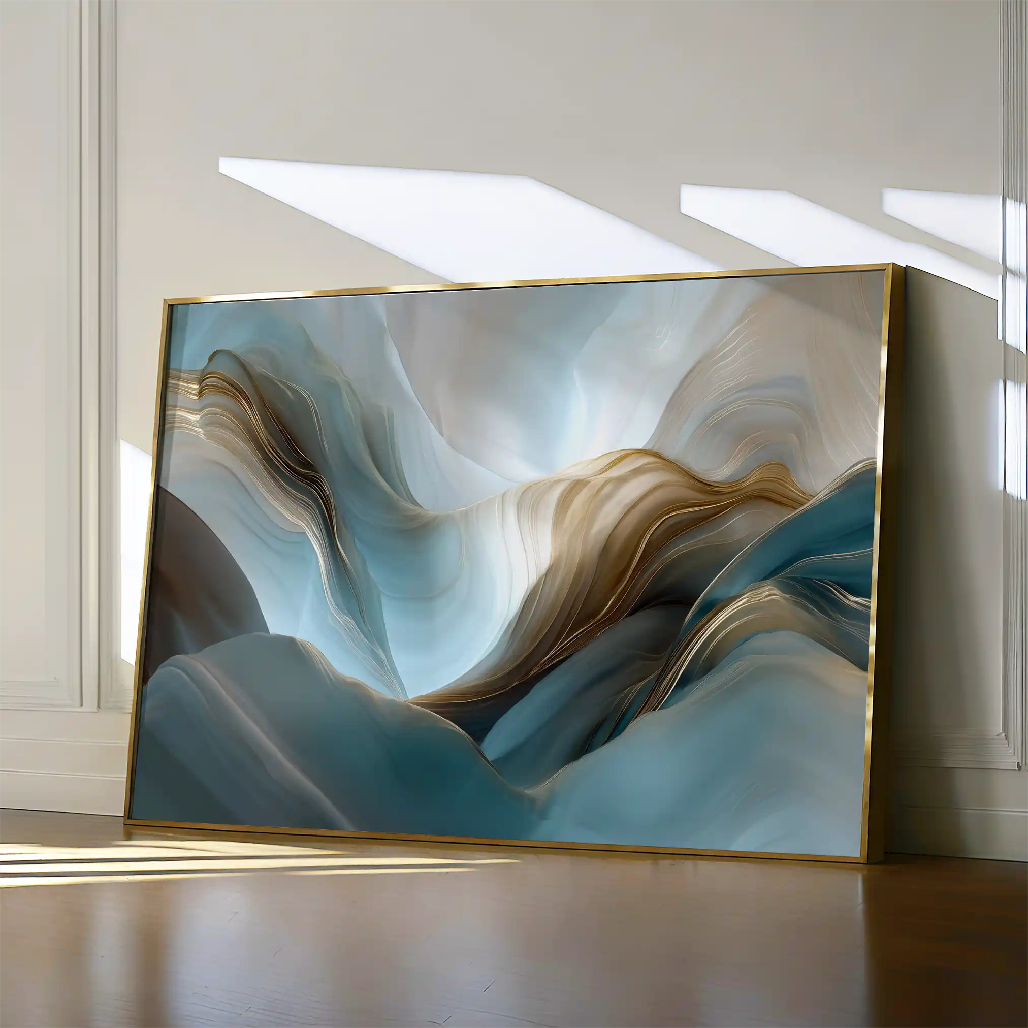 Abstract 1441 Canvas Art 60 x 40 cm / Black