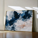 Abstract 1443 Canvas Art 18" x 24" / 45 x 60 cm / Black