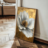 Floral 1443 Canvas Art 18" x 24" / 45 x 60 cm / Black