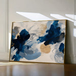 Abstract 1444 Canvas Art 18" x 24" / 45 x 60 cm / Black