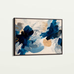 Abstract 1444 Canvas Art 18" x 24" / 45 x 60 cm / Black
