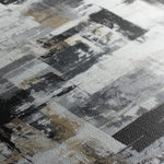 Abstract 1445 Canvas Art 60 x 40 cm / Black