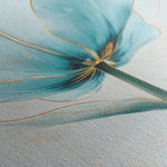 Floral 1445 Canvas Art 18" x 24" / 45 x 60 cm / Black