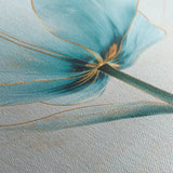 Floral 1445 Canvas Art 18" x 24" / 45 x 60 cm / Black