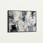 Abstract 1446 Canvas Art 18" x 24" / 45 x 60 cm / Black