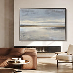 Abstract 1447 Canvas Art 60 x 40 cm / Black