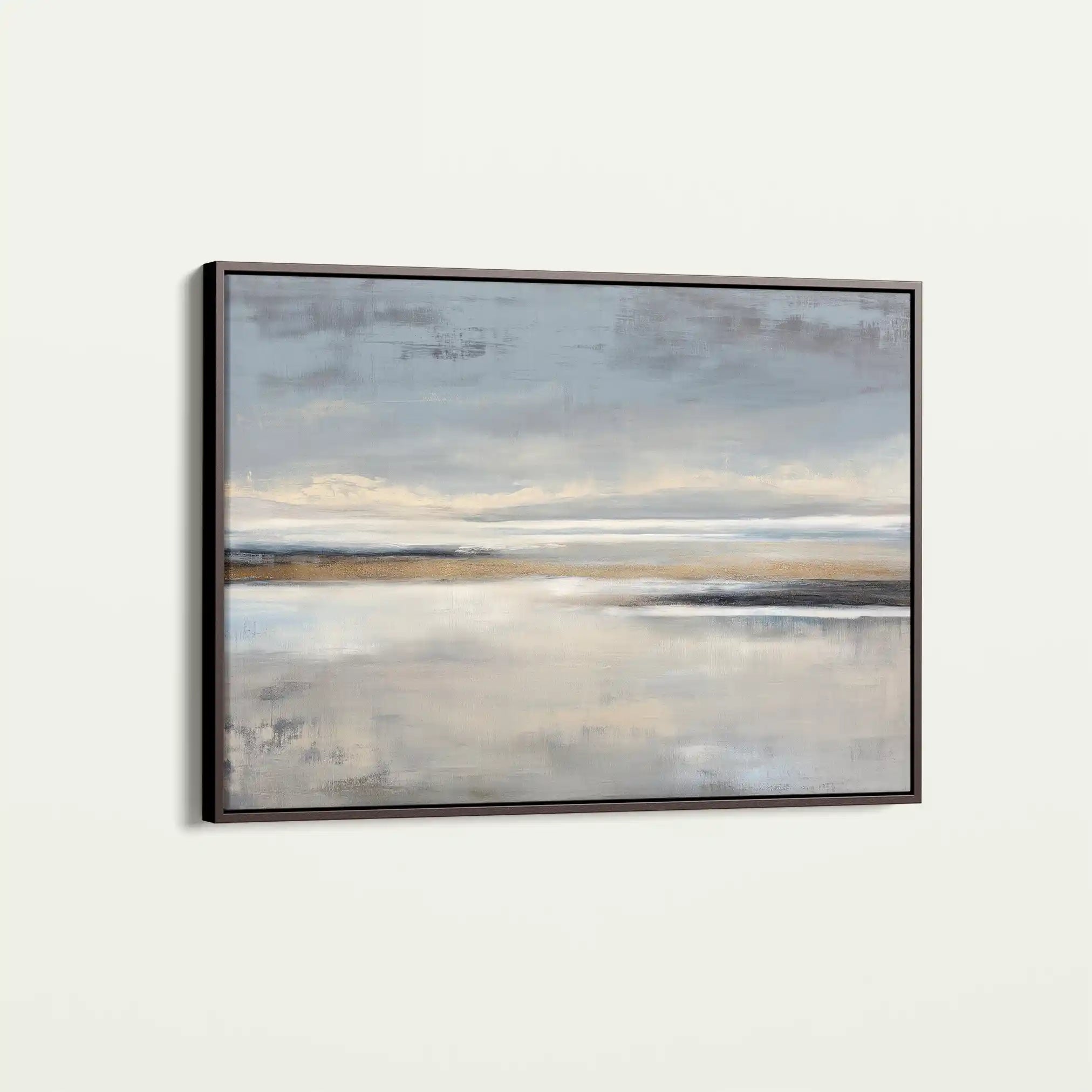 Abstract 1447 Canvas Art 60 x 40 cm / Black