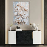 Floral 1447 Canvas Art 18" x 24" / 45 x 60 cm / Black