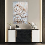 Floral 1447 Canvas Art 60 x 40 cm / Black