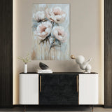 Floral 1448 Canvas Art 18" x 24" / 45 x 60 cm / Black
