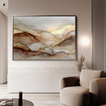 Abstract 1449 Canvas Art 18" x 24" / 45 x 60 cm / Black