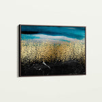 Abstract 145 Canvas Art 18" x 24" / 45 x 60 cm / Black