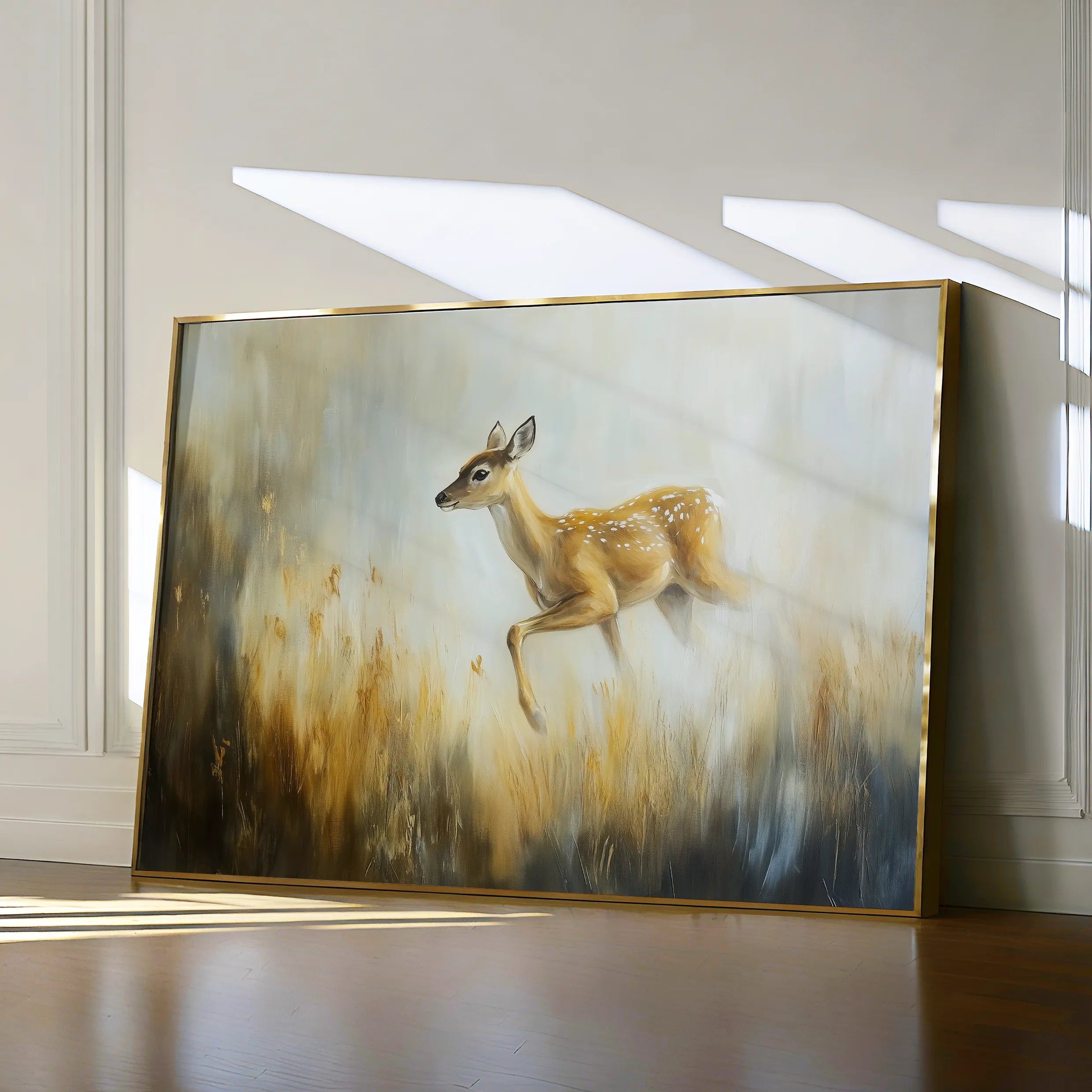 Animals 145 Canvas Art 18" x 24" / 45 x 60 cm / Black