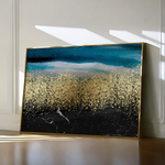 Abstract 145 Canvas Art 60 x 40 cm / Black