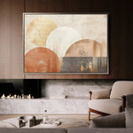 Boho 145 Canvas Art 18" x 24" / 45 x 60 cm / Black